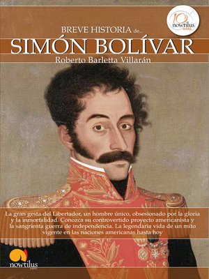 cover image of Breve historia de Simón Bolívar